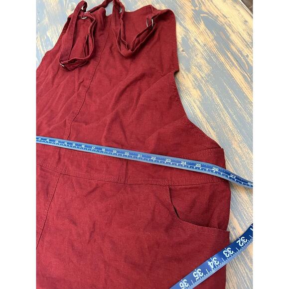 Torrid Short Overalls Linen Blend 4X - Picture 9 of 11